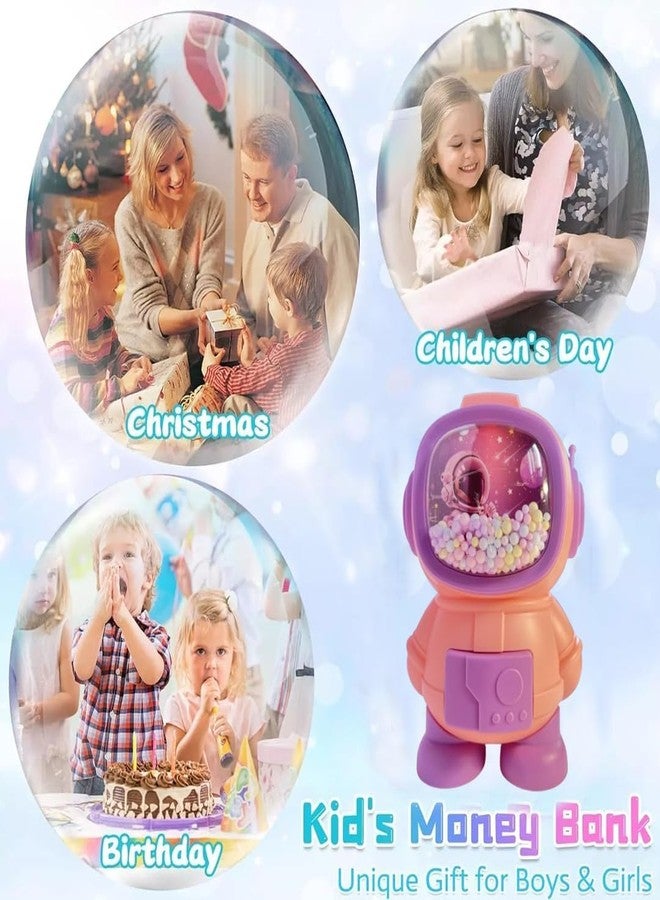Botist Money Saving Bank with Coin Slot//Creative Cartoon Design Money Bank//Plastic Piggy Bank for Boys & Girls (Pack of 1) (Astronaut) - Image 5
